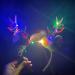 Wedity LED Flower Light up Antlers Headbands Glowing Headband Christmas Hair Bands Party Decorative for Women and Girls (Colour 2)