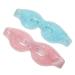 Aboofan 2st eye mask cool under the eyes Eye cooling masks eye stains made of ice cream cooler pads Eye Cooling mask eye pads from ice eye ice patch gel cool care package PVC colored 1 28x9cm