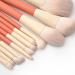 12 Piece Wood Handle Makeup Brush Set - Perfect for Concealer Eye Shadow Blush & Powder | International Shipping Available - Buy Online on GoSupps.com