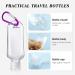 Buy Cabilock 50ml Refillable Travel Containers - 10 Portable Plastic Bottles with Hooks for International Shipping - Buy Online on GoSupps.com