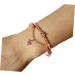 Magiclulu Rose Gold Cuff Bracelet for Women - Star & Pentagram Design Strass Jewelry Elegant Arm Loop - Perfect for Any Occasion 19.5*1.2cm - Buy Online on GoSupps.com