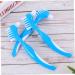 TOVINANNA 6-Piece Prosthesis Cleaning Brush Set - Double-Sided Toothbrush for Dentures Care & Maintenance - Buy Online on GoSupps.com
