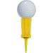 BRUSH T Premium Plastic Golf Tees Yellow XLT 3-Pack 3 1/8 Size - Unbreakable & Consistent Height - Perfect Golf Gift for Men and Women - Works With Any Golf Ball - Buy Online on GoSupps.com
