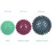 Navaris 3x Hedgehog Massage Balls Set - Foot Hand & Back Massage - Medium & Hard Fitness Balance Balls for Relief - Buy Online on GoSupps.com