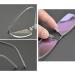 HQMGLASSES Ultralight Screwless Anti-Blue Light Reading Glasses for Men | Rectangular Business Frames | High-Resolution Resin Lenses | Diopter +1.0 to +3.0 | Gray +2.5 - Buy Online on GoSupps.com
