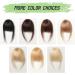 Bangs Hair Human Hair Bangs OverHead Clip in Hair Extensions Brown Natural Hairs Wispy Bangs Fringe Hairpieces for Women in Air Bangs Hair Extensions(HLH1004-3) Blunt Bangs HLH1004-3 - Buy Online on GoSupps.com