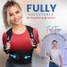 Full Back Brace for Men and Women - Adjustable Upper and Lower Back Support - Posture Corrector with Back Straightener - Size L (30-40 Waist) - Black - Buy Online on GoSupps.com