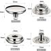 15mm Metal Snap Fasteners Kit - 12 Sets for Clothing Repair & Sewing - Includes Installation Tools - Ideal for Bags, Jeans, Jackets - Buy Online on GoSupps.com