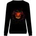 Halloween Costumes Printed Fashionable Casual Long Sleeved Zipper Round Neck Hoodies Sweater Tops Lightweight Black Medium - Buy Online on GoSupps.com