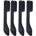 JUPSDDTH Electric Toothbrush Replacement Heads 4-Pack Toothbrush Replacement Heads Compatible with Quip Toothbrush Replacement Heads (Black)