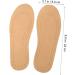FOMIYES Ultra Thin Leather Insoles - Child Shoe Cushions Cushioned Cowhide Latex Massage Insoles in Khaki - Buy Online on GoSupps.com