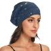 ElliTarr Satin Lined Sleep Cap | Dark Blue Stars | Curly Hair Protection | Gift for Men and Women - Buy Online on GoSupps.com