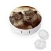 Contact Lens Case African Lion And Lioness Portable Travel Contact Lens Box Contact Lens Storage Box