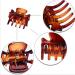 12 PCS Small Brown Hair Clips - 1.2 Inches Medium Size Hair Claws for Women - Stylish Butterfly Hair Clamp Set - Buy Online on GoSupps.com