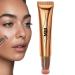 Beauty Wand - Liquid Contouring Stick with Cushion Applicator Long Lasting & Smooth Natural Face Makeup Product Easy to Blend 02 Peach Pink