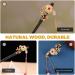 GALPADA Wooden Hairpin Chinese Hair Chopsticks Wooden Hair Stick Bridal Hair Chopstick Hair Claw Clips for Women Hair Clip for Women Hair Accessories Flower Cheongsam Shawl Bride Alloy - Buy Online on GoSupps.com