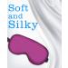 Barlixy Silk Sleep Mask 4 Pack for Women and Men - Super Soft Eye Mask, Adjustable Blindfold in Red, Purple, Blue, Black - Buy Online on GoSupps.com