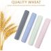 Mulbozy Portable Travel Toothbrush Case - Wheat Straw Holder for Home, Travel, School - 4 Pack in Pink, Blue, Green, Grey - Buy Online on GoSupps.com