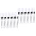 Beavorty 48 Pcs Eyeliner Pencil Eyeshadow Lying Silkworm Brightening Pencil Girl Eye Makeup Accessories Brush