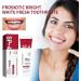 SP4 Fresh Breath & Whitening Toothpaste - Probiotic Lightening Formula for Optimal Oral Health - Buy Online on GoSupps.com