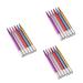 Beavorty Dimension 18 pcs Purple Red for + Makeup Pen Silver Blue Manual Microblading Eyebrow Permanent Lip Liner Marker