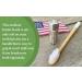 Dental Lace Bamboo Toothbrush Set - 4 Pack of Soft Castor Oil Bristle Brushes - Buy Online on GoSupps.com