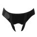 Central fragment band male inguinal break belt adjustable intestinal breaks for men male broken support foam cushions (black) L black