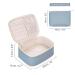Large Travel Makeup Bag Organizer for Women and Girls - Greyish Blue - Buy Online on GoSupps.com