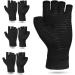 2 Pairs Copper Fiber Arthritis Compression Gloves - Pain Relief & Support | International Shipping Available - Buy Online on GoSupps.com