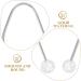 SHERCHPRY 2 Pinces Fossettes M talliques Ajustables pour Joues Sculpteur Visage en Acier Inoxydable Blanc Appareil D exercice Facial Portable pour Tonification et Massage 2 Pi ces - Buy Online on GoSupps.com