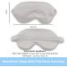 5-Piece Eye Mask for Sleeping Set with Headband, Scrunchies, Ear Plugs & Pouch - Pearl White - Buy Online on GoSupps.com
