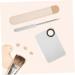 Buy 1 Set Palette Stick Beauty Spatula & Mixing Tray - Korean Makeup Kit with Stainless Steel Spatula | International Shipping - Buy Online on GoSupps.com