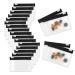20 Black Pouches for Pill Organizer Pill Pouch Bags Zippered Reusable Pill Pouches Clear Plastic Pill Bags Self Sealing Travel Medicine Organizer Storage Black 20