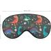 Colorful Dinosaur Sleep Mask - Adjustable Strap Eye Cover for Uninterrupted Sleep - Perfect for Men and Women - Ideal for Travel and Nighttime Use - Buy Online on GoSupps.com