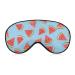 Sleeping Mask Slices of Watermelon Soft Eye Mask with Adjustable Strap Summer Fresh Fruits Comfortable Blindfold Eyeshade for Night Sleep