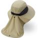 Bassdash Unisex UPF 50+ Fishing Hat - Water-Repellent Wide Brim Neck Protection & Ponytail Friendly - Ideal for Men & Women - Buy Online on GoSupps.com