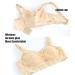 Mastectomy Bra for Women | Sexy Pointed Mesh Bralette with Complete Coverage & Insert Bags | Post-Operative Sleep Underwear | Gray Size B 38/85 - Buy Online on GoSupps.com