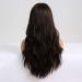 24 Inch Dark Brown Synthetic Wavy Wig for Women - Middle Part Body Wave Cosplay Wig - Buy Online on GoSupps.com