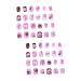minkissy 2 Sets Nail Art Decals Cartoon Nail Art Sticker Eco-friendly Nail Stickers Kids Art Fake Nail Kids False Nail Colorful Kids Nail Stickers Child Finished Nail Art Sweet and Cute
