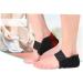 FRCOLOR Anti-Slip Heel Covers - Breathable Achilles Tendon Cushions & Protectors for Comfort | 1 Pair Heel Pads Black 12.8x8.2cm - Buy Online on GoSupps.com