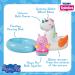 TOMY Toomies Peppa Pig Peppa's Unicorn Bath Float - Fun Water Play Toy for Babies & Toddlers | Suitable for 18 Months+ - Buy Online on GoSupps.com
