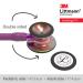 3M Littmann Cardiology IV Stethoscope Rainbow Finish Plum Tube Violet Stem Black 27 - Buy Online on GoSupps.com