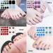 22 tips/sheet Beauty & Health Self-adhesive Nail Art Waterproof Manicure Decals Toe Nail Stickers Nail Decorations Nail Stripe(H004) - Buy Online on GoSupps.com