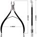 Jestilo Cuticle Remover Tool Set - Stainless Steel Professional Nipper and Pusher for Salon-Quality Manicures and Pedicures at Home - Buy Online on GoSupps.com