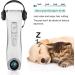 Triumilynn Quiet Cat Grooming Clippers | Cordless Pet Shaver for Matted Hair with 4 Size Combs - White - Buy Online on GoSupps.com