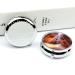 Round Antelope Canyon Print Pill Box | 3-Compartment Portable Medicine Organizer | Decorative Metal Pocket Pill Case - Buy Online on GoSupps.com