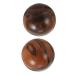 Fomiyes 2st Fitness-Golfer turns the ball meditation meditations handmade ball player player massage ball acupressure ball exercise balls made of wood Chinese style the ball shoot hugo 5.00x5.00cm coffee