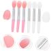 FRCOLOR 2 Sets Lipstick Dust Protection Concealer Brush Tools for Lip Masks Face Cleanser Face Tools Practical Lipstick Applicator Silicone Lipstick Brush Tool - Buy Online on GoSupps.com