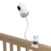Baby Monitor Holder for Hello Baby HB65 HB66 HB40 HB248 VTimes VT302 Video Monitor Flexible Baby Camera Mount Baby Monitor Stand Baby Camera Holder for Cot Compatible with HelloBaby Baby Monitor For HB65/HB66/HB40/HB248/VTimes VT302 Flexible Clip