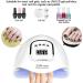 Buy Timpou 150W UV LED Nail Dryer Lamp - Fast Gel Nail Curing with Timer & Infrared Sensor - Buy Online on GoSupps.com